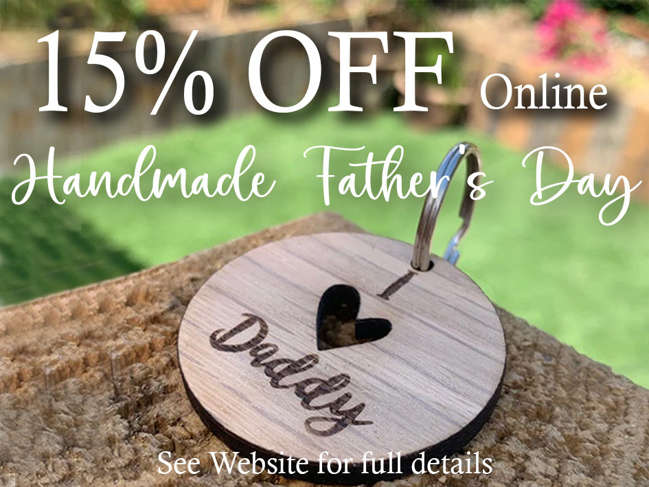 15% OFF HANDMADE FATHER'S DAY!