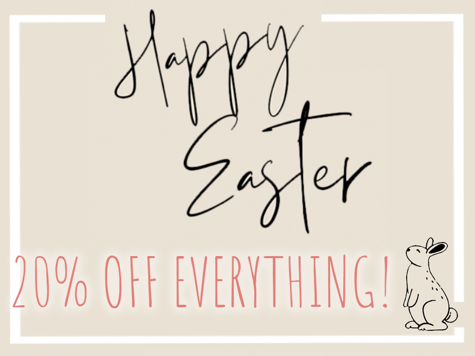 20% OFF.......HAPPY EASTER!!