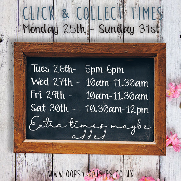 CLICK & COLLECT TIMES