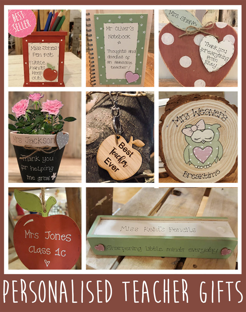 GET YOUR DISCOUNT ON PERSONALISED TEACHER GIFTS!