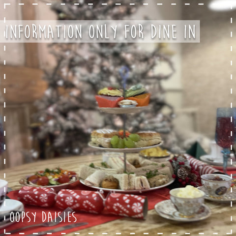 DINE IN Christmas Afternoon Tea Information