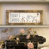 Handmade Sign Long Md - Choose Joy 13815