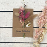 Mini Posy on Card in Gift Box - Happy Birthday 13844