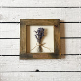 Sign Sm with Lavender Posy - Personalised 13865