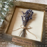 Sign Sm with Lavender Posy - Personalised 13865