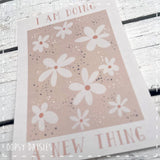 Print / Postcard Flowers - A New Thing 13876