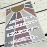 Print / Postcard Sunshine - The Lord Bless You 13878