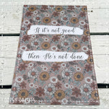 Print / Postcard Brown Flower Print - He's Not Done 13879