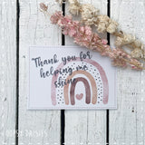 Print / Postcard Rainbow - Thank you for Helping me Shine 13884