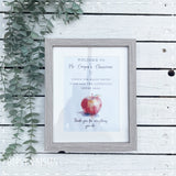 Personalised Teacher Apple Frame 13885