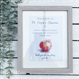 Personalised Teacher Apple Frame 13885