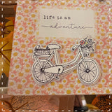 Sq Plq Daisy Print - Life is an Adventure 14013