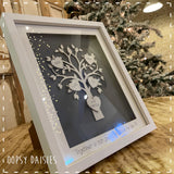 Personalised Family Tree in Sm White Frame 14135