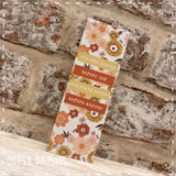 Bookmarker Retro Flower Print - She who Kneels 14251