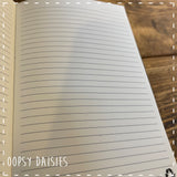 A5 Personalised Recycled Leather Notebook - Superhero 14266