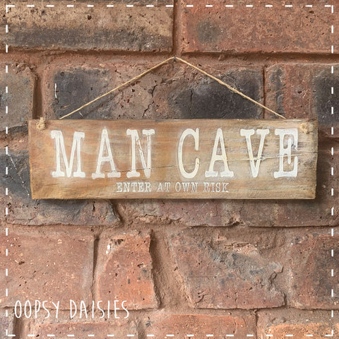 Pallet Sign - Man Cave 14276