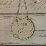 Personalised Wreath Round Plaque 9927