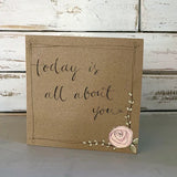 Personalised Card / Postcard - Rose  9876