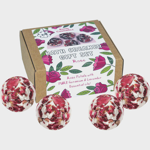 Gift Set - Bomb Raw Rose Bath Creamer Set 14250