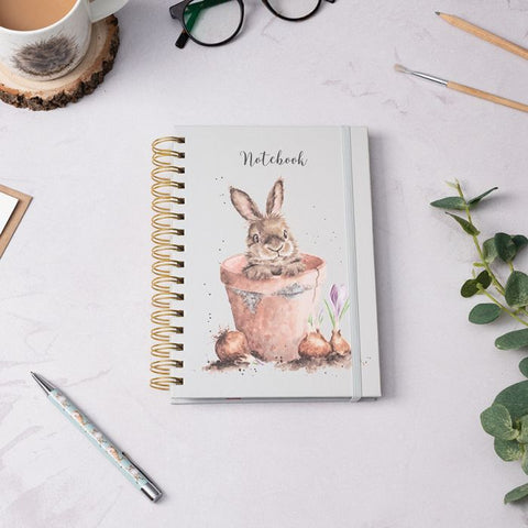 Notebook Spiral Bound A5 - The Flower Pot Rabbit 14221