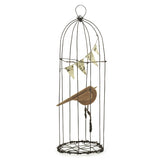 Naive Bird in Wire Cage - Large 10324