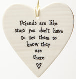 Porcelain Heart - Friends are like Stars 495