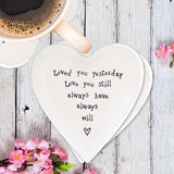 Porcelain Coaster - Loved You 2255