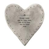 Rustic Heart Coaster - Strong Woman 10559