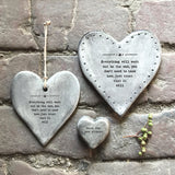 Rustic Hanging Heart - Everything Will 10723