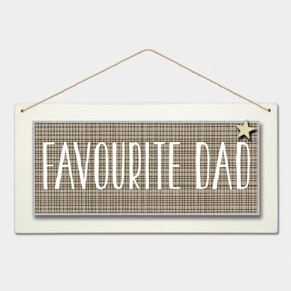 Long Sign - Favourite Dad 6162