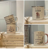 Highlights Enamel Mug - Positivi-tea (TR247) - RRP is