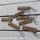 Keyring Tag with Heart - Amazing Grace 13057