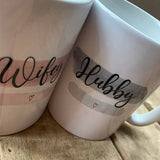 Highlights 10oz Mug Set - Hubby / Wifey 10704