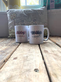 Highlights Personalised 10oz Mug Set - Hubby / Wifey 10705