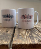 Highlights Personalised 10oz Mug Set - Hubby / Wifey 10705