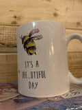 Bees & Daisies 10oz Mug - Bee-utiful Day 10712