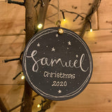 Personalised Layered Bauble - Stag 10751