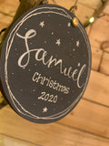 Personalised Layered Bauble - Stag 10751