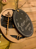 Personalised Layered Bauble - Stag 10751