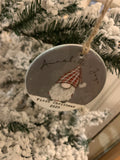 Gnome Porcelain Bauble - Personalised 10784