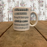 Highlights 10oz Mug - Scripture Wording Grey/Blue 10785