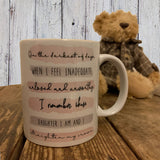 Highlights Mug - Whose Daughter I Am Pink/Grey 10810