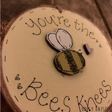 Handmade Wooden Log Slice - Bees Knees 10832