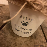 Personalised Plant Pot Sm - Jute Ribbon 10854