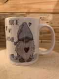 Gnome Mug Blue - You're my Gnomie Personalised 10884