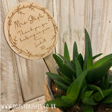 Plant Pot Insert - Personalised 11449