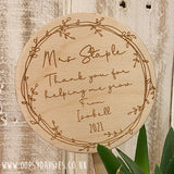 Plant Pot Insert - Personalised 11449