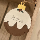 Personalised Pudding Bauble 12053