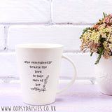 Simply Words Latte Mug - She Confidently Trusts 12153