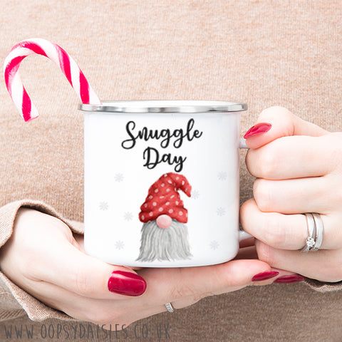 Gnome Enamel Mug - Snuggle Day 12156